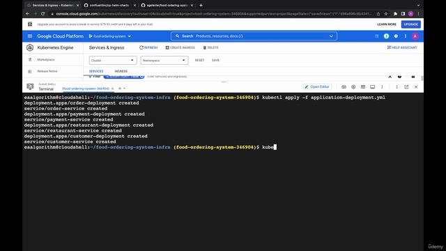 105. Running the Application on Google Kubernetes Engine - Part 2 смотреть онлайн