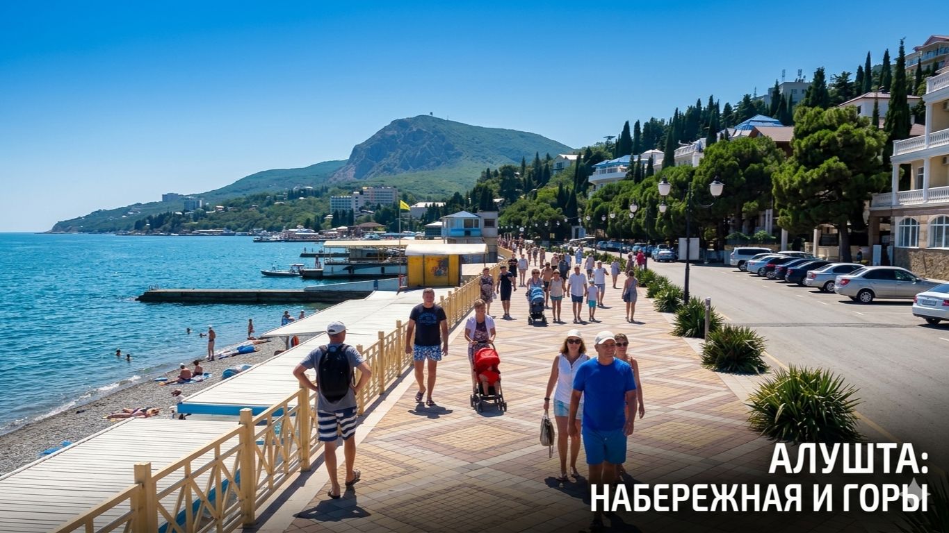 Набережная Алушты в разгар сезона: Атмосфера курорта и честный обзор