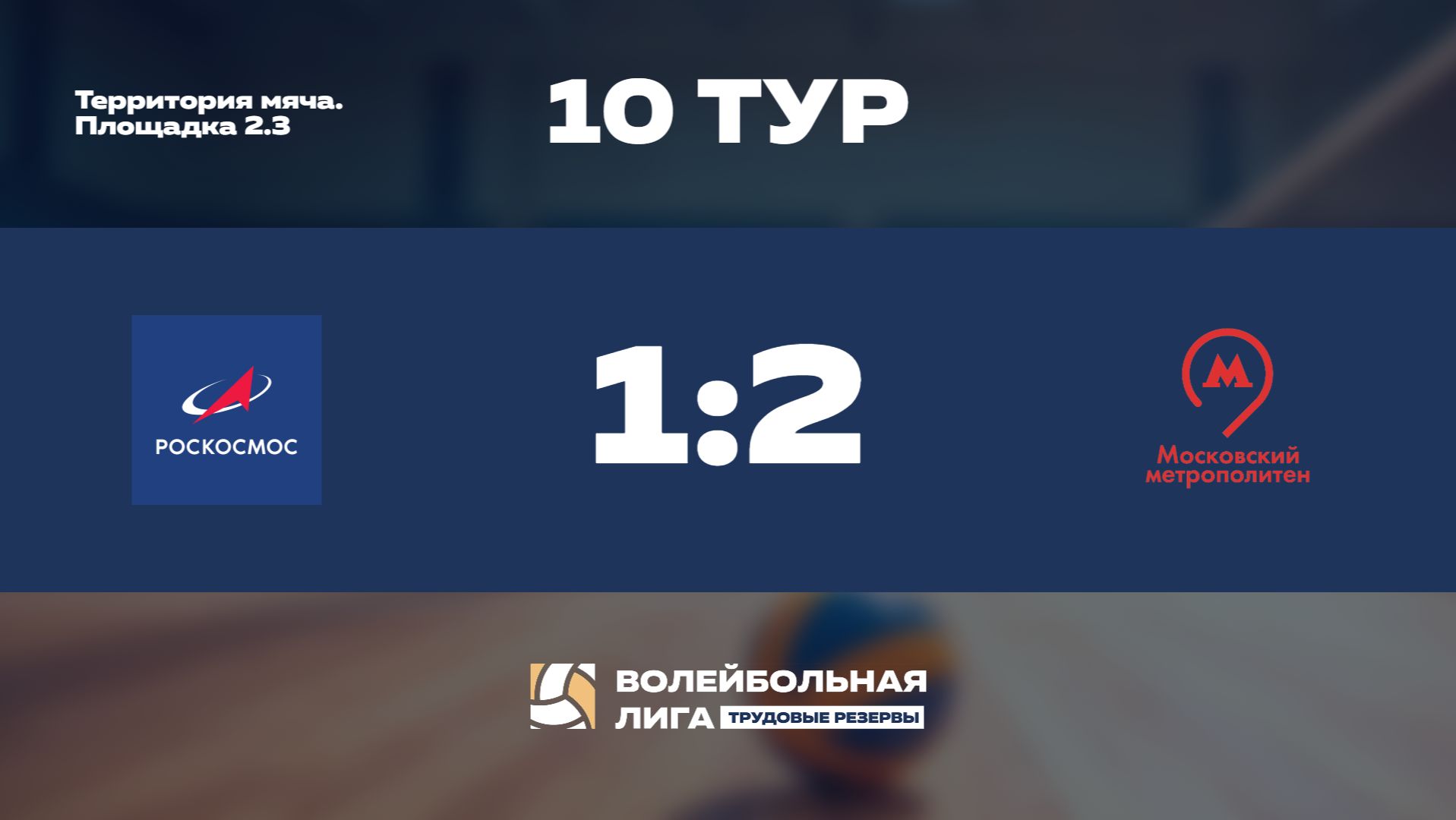 Обзор | 10 тур | Роскосмос (Ж) - Московский Метрополитен (Ж) | Венера