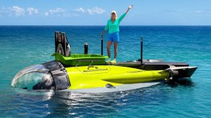 СУПЕРКАР БЛОНДИ | Десятимиллионная частная субмарина SuperSub: погружение на 300 метров