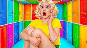 100 Тайных Дверей и Только Одна Тебя Спасет Челлендж от Funny DO Challenge