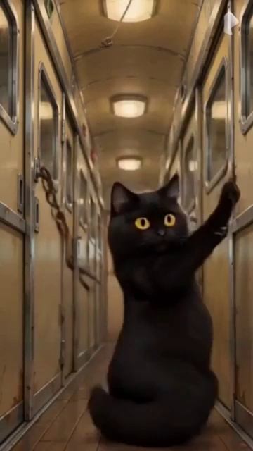🐱🚂 КОТ МИЯДЗАКИ и мистический поезд: Магия Studio Ghibli оживает!