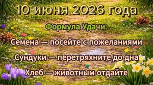 Народные приметы на 10 июня 2026 года