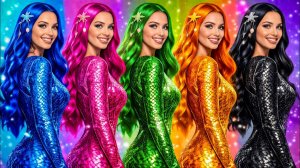 От ботаника до популярной русалки 😱🧜♀️✨