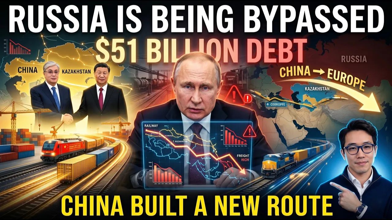 Russia’s $51B Trade Route is DOOMED… China & Kazakhstan Just Bypassed Moscow! смотреть онлайн