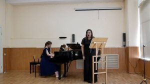 Гос.экзамен «Конц.класс» София Носенко ф-но, Юлия Изотова - вокал, Александр Пашков - кларнет