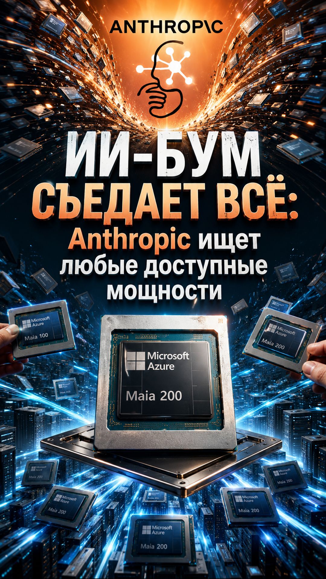 Почему Anthropic рассматривает Microsoft Maia 200 для своих ИИ-моделей
