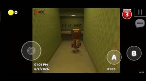В подсобных помещениях в SUPER BEAR ADVENTURE .
ПОПАЛ В Backrooms
