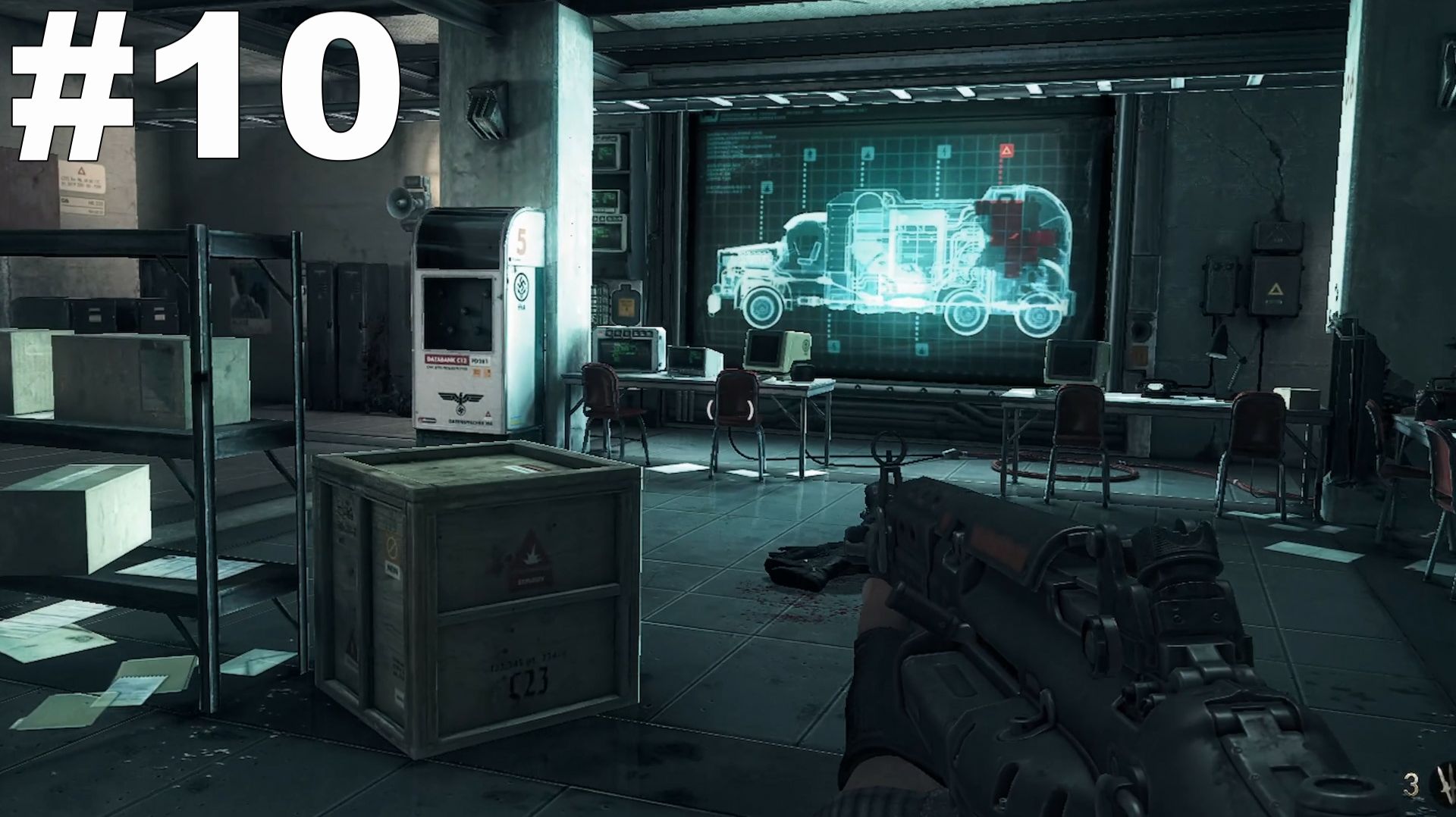 ▶Wolfenstein: The New Order. Глава 3. Новый мир. #10 смотреть онлайн