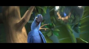 Сцена с забавной обезьянкой из фильма «Рио» (2011) (фрагмент из фильма) HD
