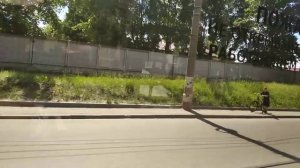 поездка на транвае 71-911ЕМ «Львёнок» № 2314 по маршруту №6
