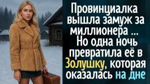Провинциалка вышла замуж за миллионера. Но одна ночь превратила её в Золушку, которая оказалась на