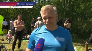 Акция «Чистый берег — лёгкий бег» состоялась на пляже Сормовского озера в Нижнем Новгороде