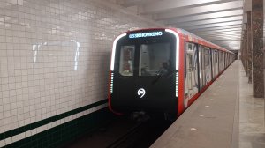 Метро Москвы подборка прибытие и отправление поезда Номерной и Москва станция Речной вокзал