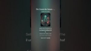 Die Litanei des Satans - Charles Pierre Baudelaire (symphonic)