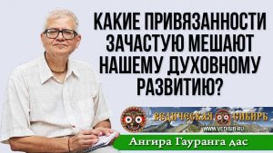 Какие привязанности, зачастую мешают нашему Духовному развитию?