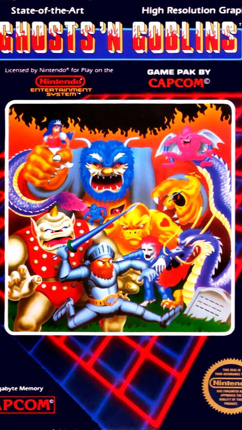 GHOSTS`N GOBLINS - Dendy(NES) суровая Игра 90-х