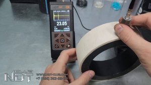 UDT-RF PRO измерение толщины полиэтиленовых труб