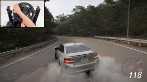 BMW M2 Competition DRIFTING   Forza Horizon 6   Steering Wheel Gameplay