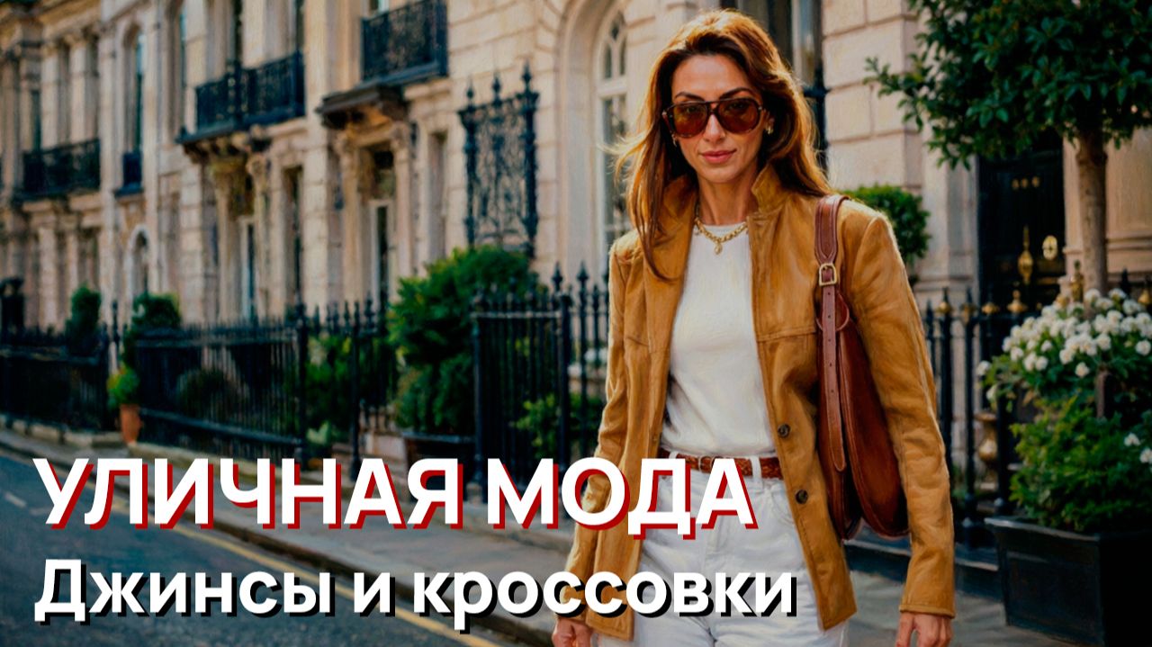 Уличная мода - Повседневные наряды, джинсы и кроссовки на улицах смотреть онлайн