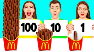 100 Слоев еды Челлендж c KiKi Challenge