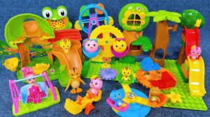 Набор игрушек «Игровая площадка». Распаковка и Обзор ярких игрушек! Мультики для детей смотреть!