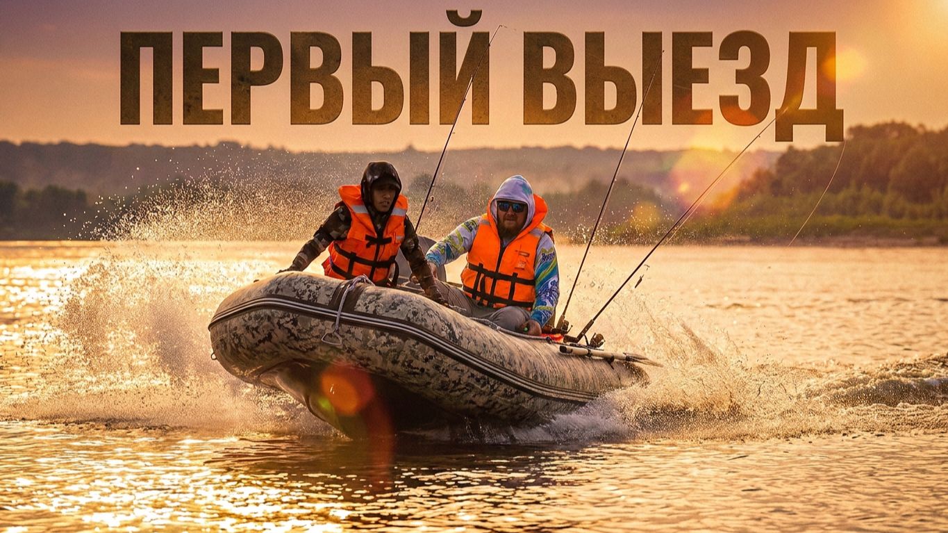 ПЕРВАЯ РЫБАЛКА на лодке Флагман 450! Обкатка мотора Golfstream 9.9 Pro 18 л.с.