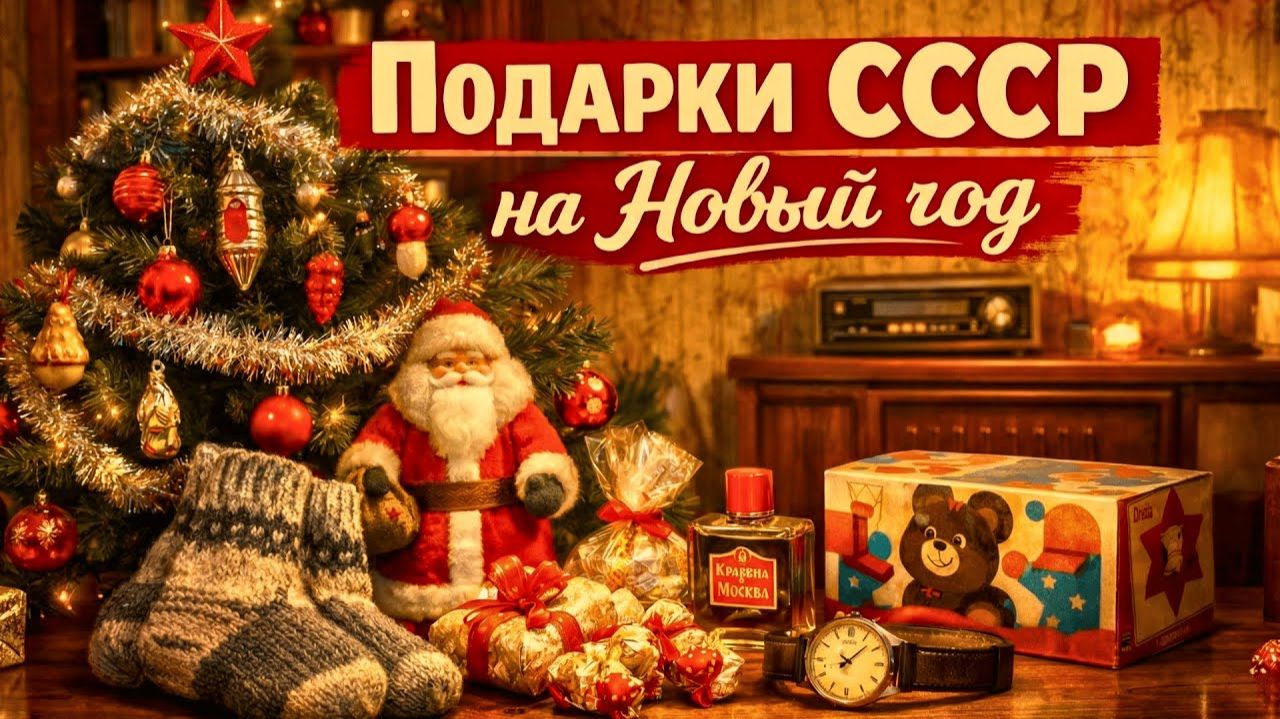 ТОП-10 Подарков под ёлкой СССР на Новый год