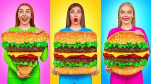 Геометрический Челлендж с Едой # Смешные Челленджи с Едой с Mega DO Challenge
