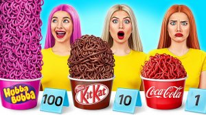 100 Слоев Еды Челлендж # Смешные Моменты от Multi DO Challenge