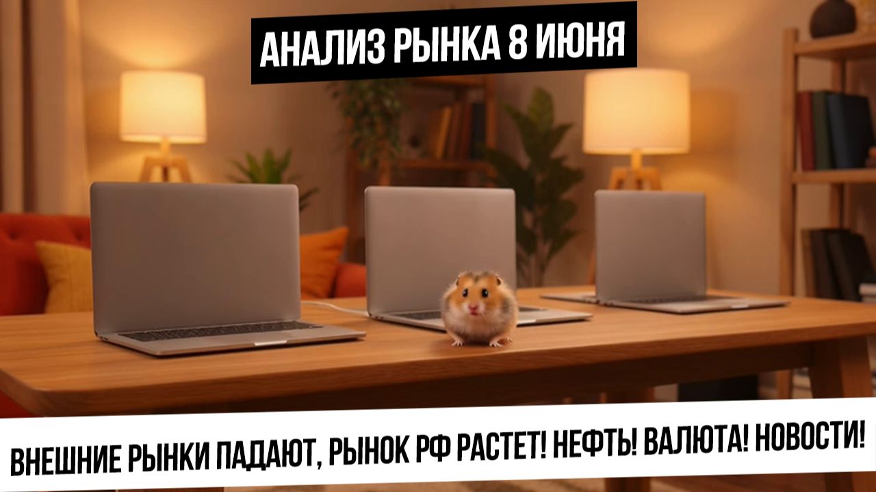 Анализ рынка 8 июня. Внешние рынки падают, нефть растет! Сможет ли это российскому рынку? смотреть онлайн