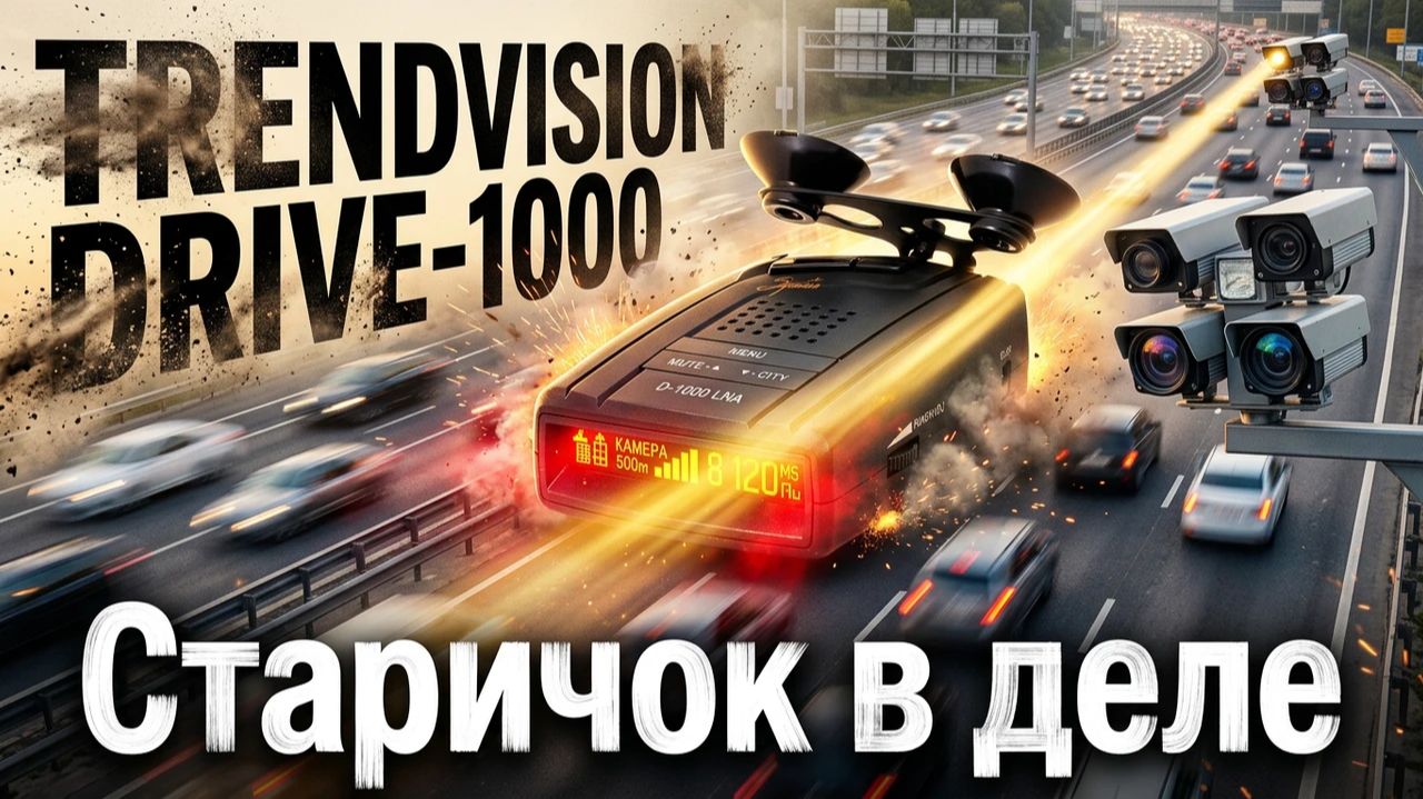 Бюджетный РД против камеры СКАТ: TRENDVISION DRIVE-1000 смотреть онлайн