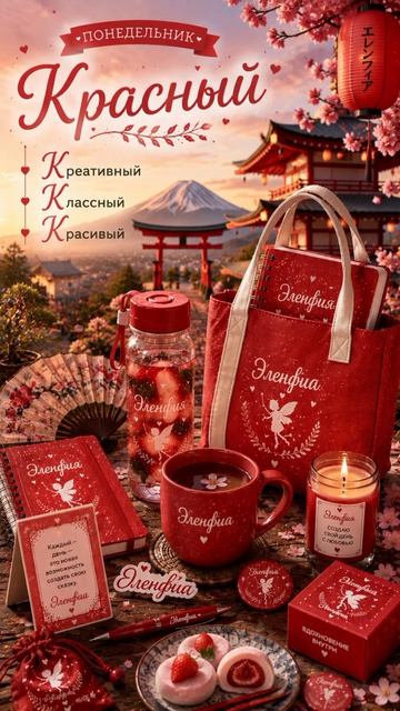 цвета радуги ПН: красный