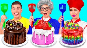 Кулинарный Челлендж# Я против Бабушки # Смешные Челленджи от Fun Teen