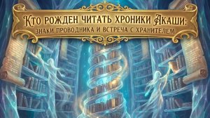 Кто рождён читать Хроники Акаши: признаки проводника