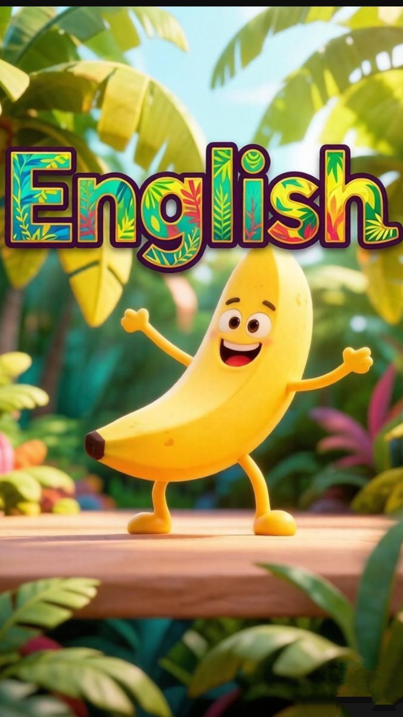 🇬🇧 Учим английский через танец: Песенка про банан!🍌