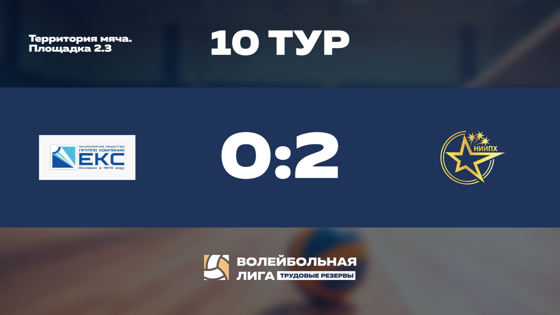 Обзор | 10 тур | ГК "ЕКС" (Ж) - НИИПХ (Ж) | Венера