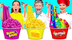 Кулинарный Челлендж# Я Против Дедушки # Съедобная Битва от Fun Teen