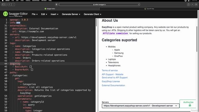 64. Defining HTTP Basic & Bearer Authentication inside OAS - Demo смотреть онлайн