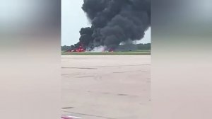 💥🔥Самолет взорвался и моментально сгорел после падения в Доминиканской Республике…🔽