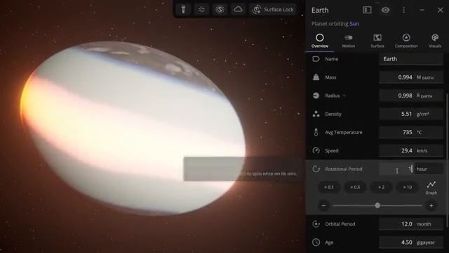Я УСКОРИЛ вращение Земли ДО ЕЁ УНИЧТОЖЕНИЯ Ремейк Universe Sandbox смотреть онлайн