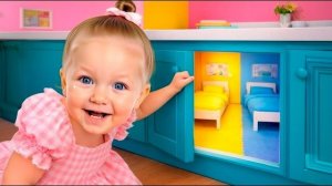 Ни за что не догадаетесь, где Ева нашла секретную комнату 3 цветов!