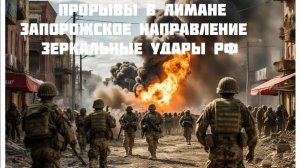 Новости СВО Сегодня-Прорывы в Лимане Зеркальные удары РФ Запорожское направление