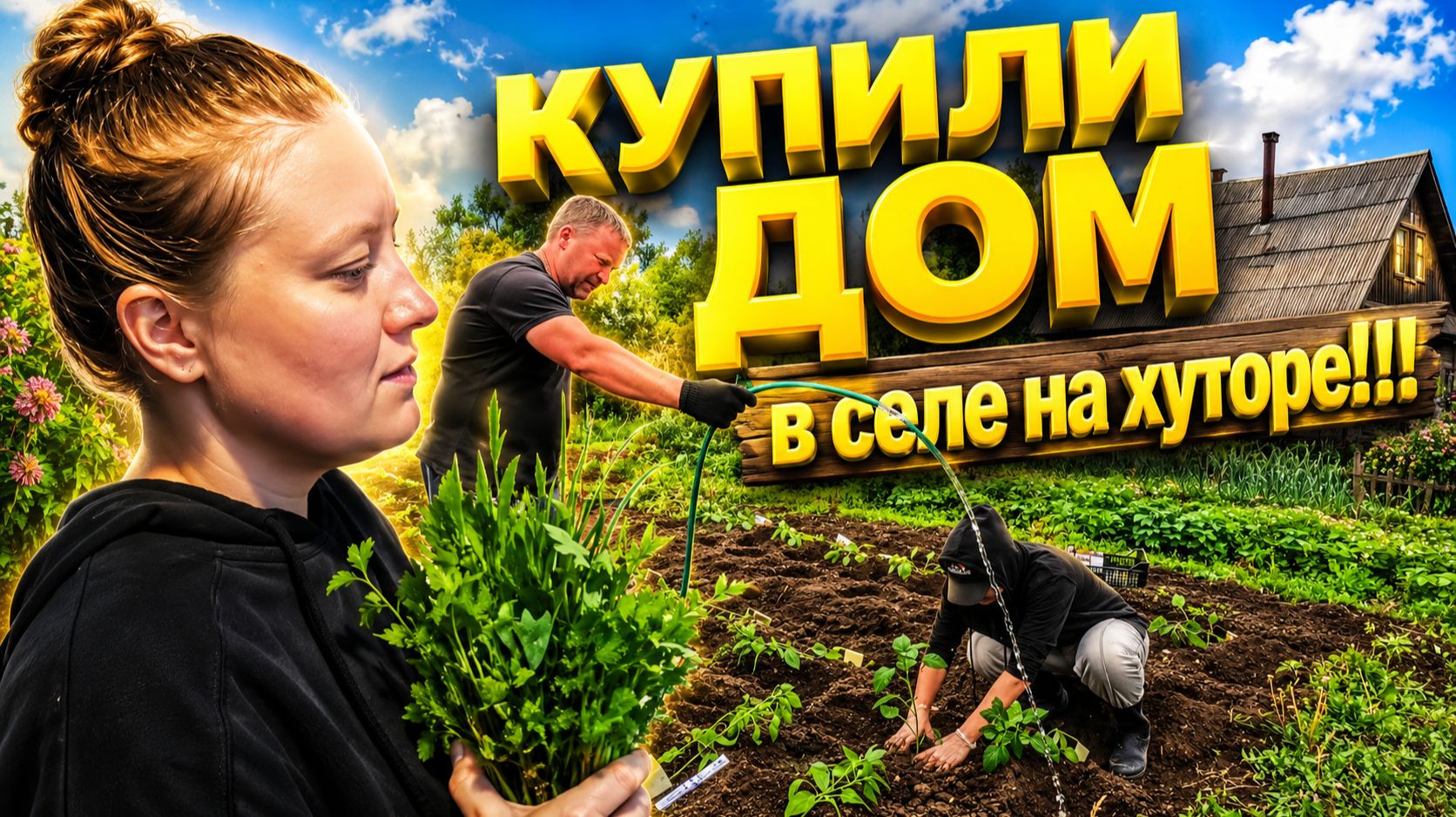 КУПИЛИ ДОМ В СЕЛЕ НА ХУТОРЕ | Посадки продолжаются | Деревенские будни