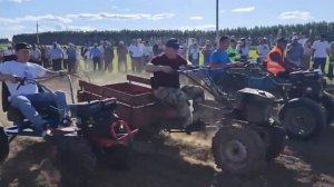 Баландыш сабан туенда мотоблокчылар ярышты