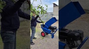 Профессиональный измельчитель веток и травы с бензиновым двигателем БД 15 л.с.
