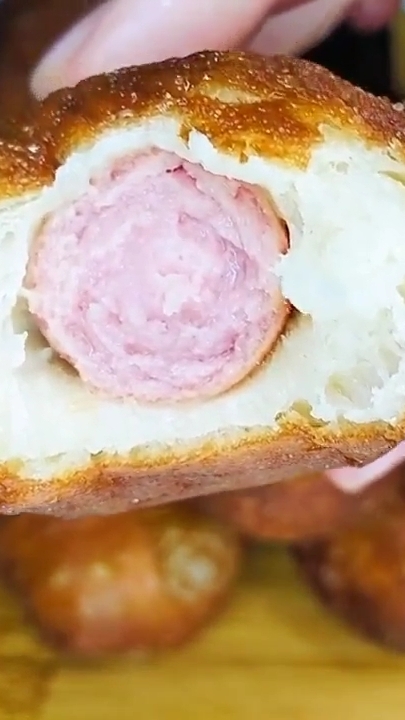 Домашние сосиски в тесте жареные на сковороде🌭