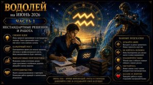 ВОДОЛЕЙ на ИЮНЬ 2026. Часть 1 — Нестандартные решения и работа