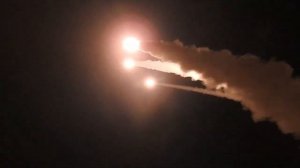 КСИР публикует кадры пусков баллистических ракет по объектам в Израиле