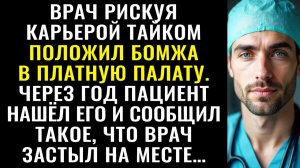 Истории из жизни| Врач  положил бомжа в платную палату |Аудио рассказы|Жизненные истории